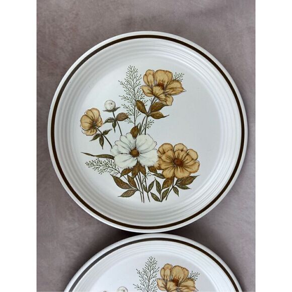 Vintage Town and Country Mill Run Dinner Plates Stone Wear - Picture 2 of 6